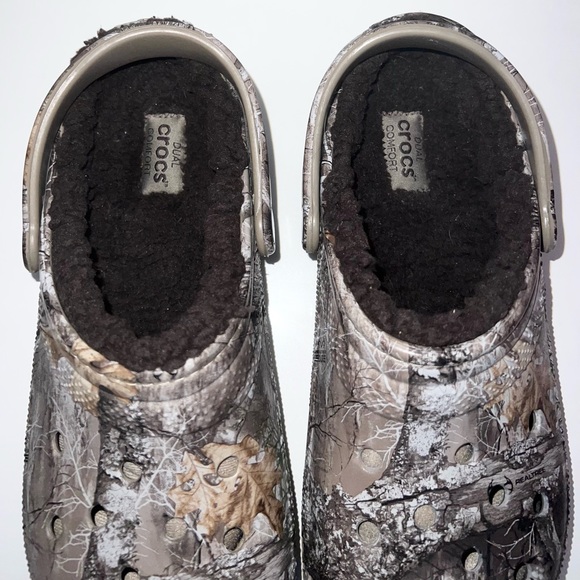 Crocs X Realtree Classic Lined Clogs Camo Men’s 10 Women’s 12 - Picture 5 of 7